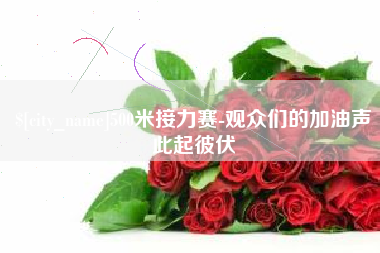 汉川500米接力赛-观众们的加油声此起彼伏