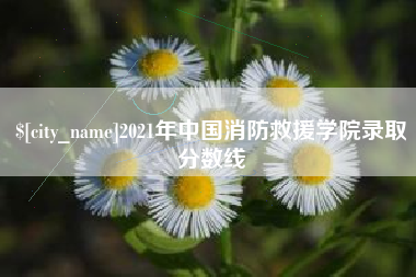 汉川2021年中国消防救援学院录取分数线