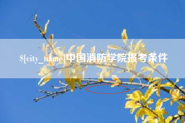 汉川中国消防学院报考条件