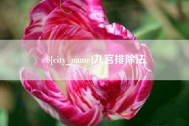 汉川九宫排除法