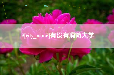 汉川有没有消防大学