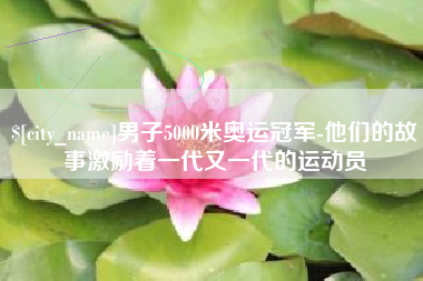汉川男子5000米奥运冠军-他们的故事激励着一代又一代的运动员