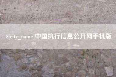 汉川中国执行信息公开网手机版