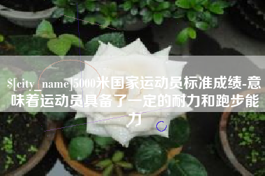 汉川5000米国家运动员标准成绩-意味着运动员具备了一定的耐力和跑步能力