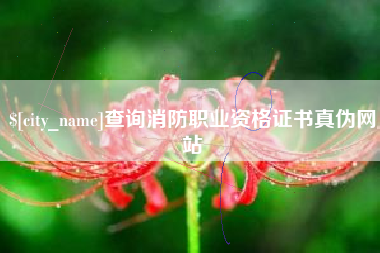 汉川查询消防职业资格证书真伪网站