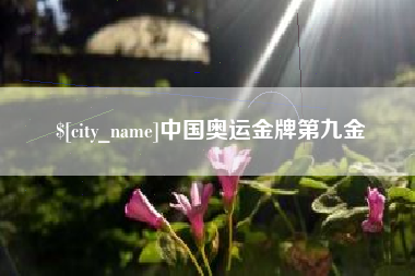 汉川中国奥运金牌第九金