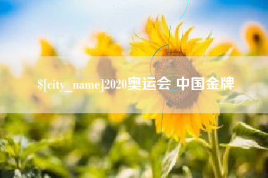 汉川2020奥运会 中国金牌